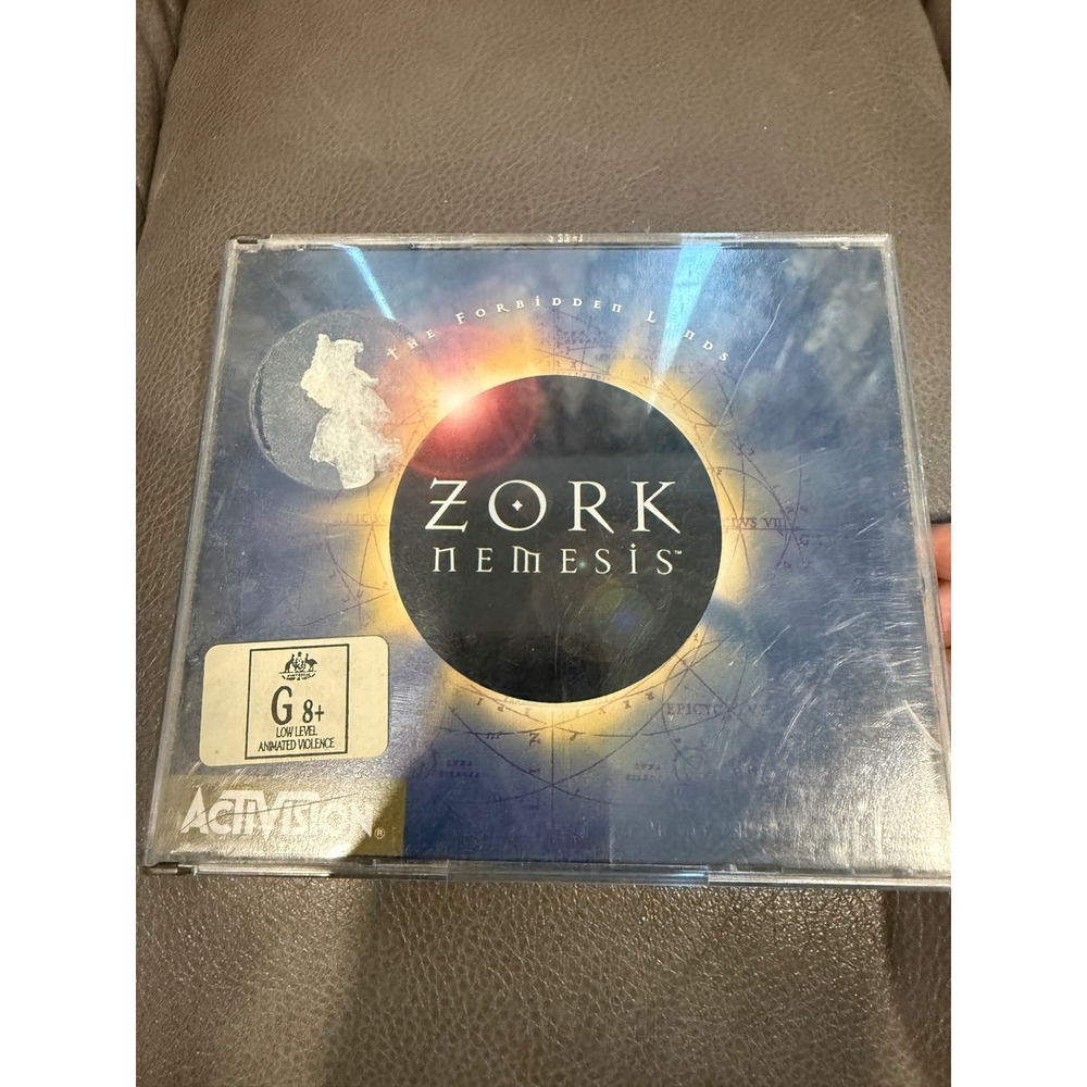 Zork Nemesis The Forbidden Lands PC Game CD-ROM 1996 Activision 3-Disc Set
